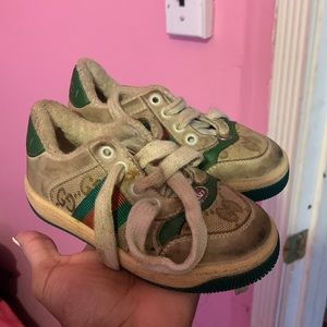 100% authentic Gucci toddler sneakers